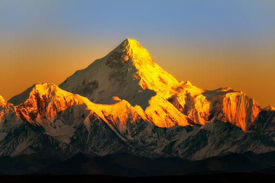 Sunrise Golden Mountain