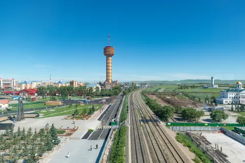 Sino-Russian Border Tourist Area Of Manzhouli