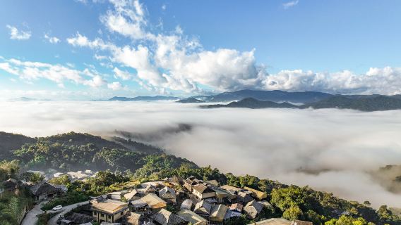 普洱で雲海鑑賞