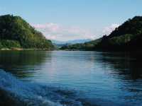 Slow boat trip to Huay Xai
