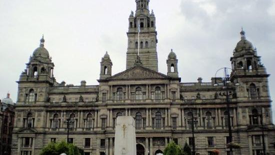 The city chambers are a lovely