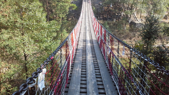 Mao Zedong Memorial Park in Shaoshan - Luding Bridge