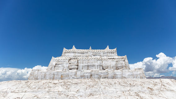 Salt Mountain Salt Crystal Sculpture