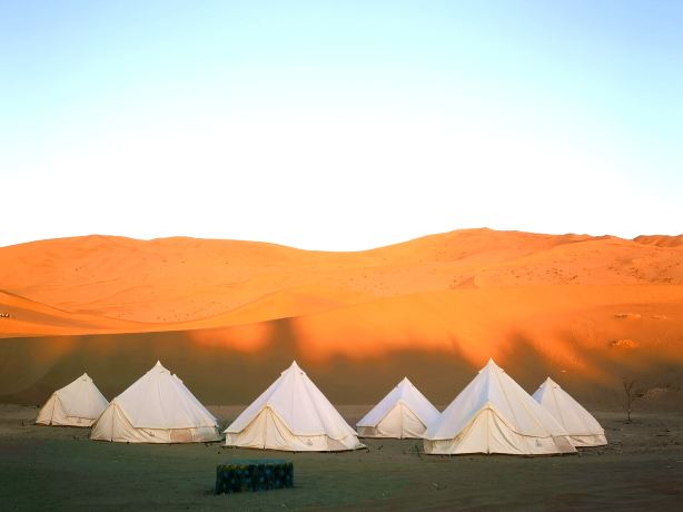 Camping in Dunhuang