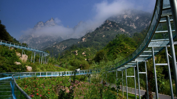 man shan gao kong bo li piao liu