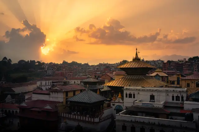 Sunset Sightseeing in Kathmandu