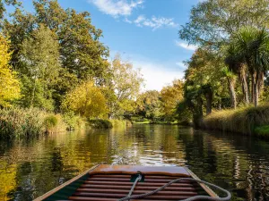 Punting On The Avon (Antigua Boat Sheds)