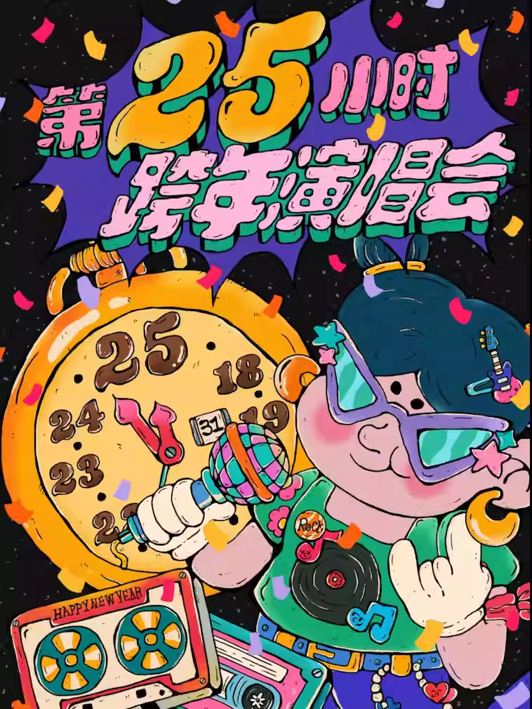 金華 · 【第25小時】跨年演唱會-千禧年起歷年金曲串燒 & 2026倒計時 | 多功能劇場（金華之光文化廣場店）