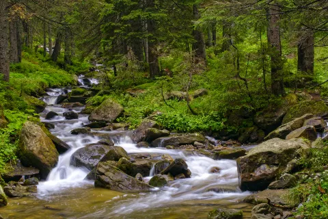 Guan Men Shan Valley Scenery