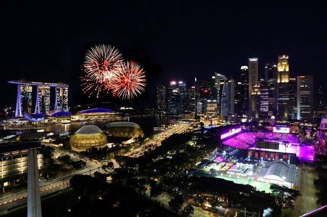 Singapore 60th National Day Fireworks Show | Singapore