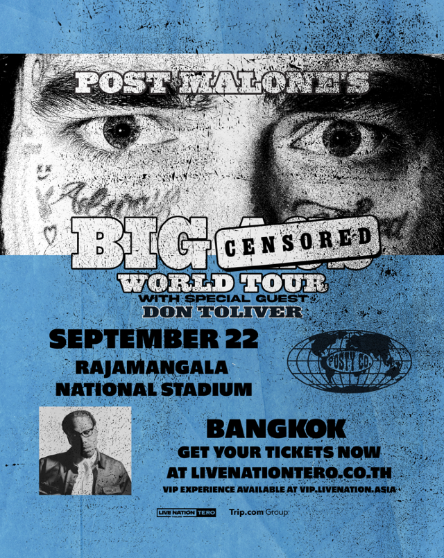 Bangkok | Post Malone Presents The BIG Stadium World Tour | Rajamangala National Stadium