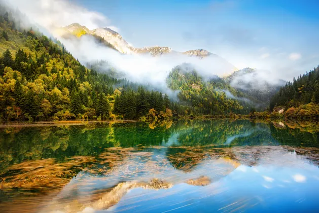 Tiket flight Jiuzhaigou ke Kolkata