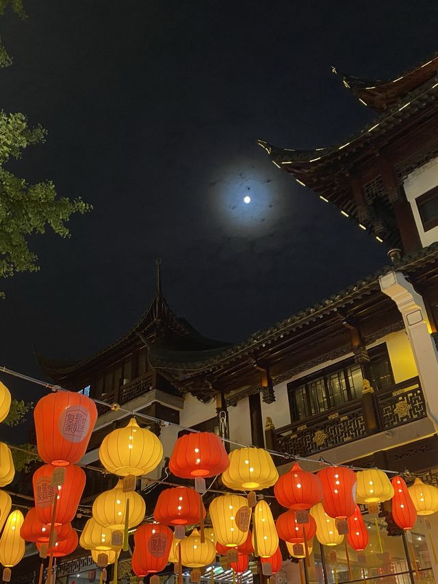 Breathtaking night walks, Yuyuan Garden