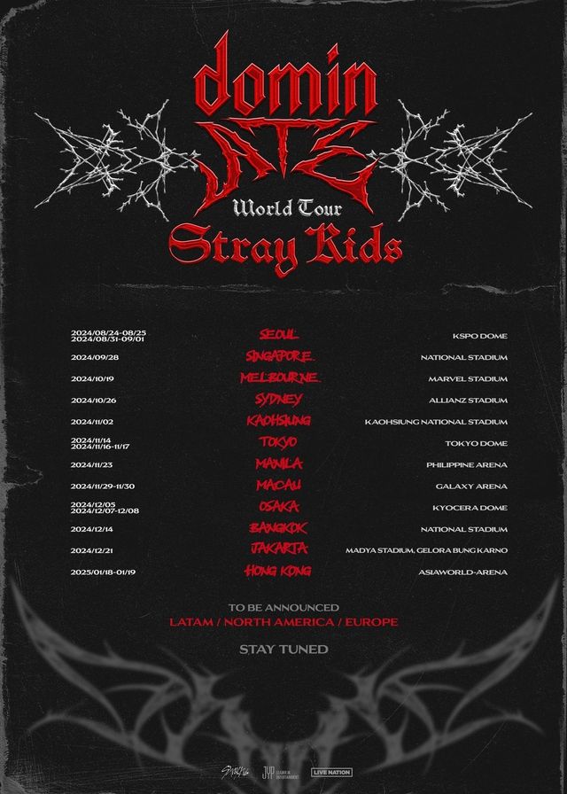 Stray Kids Concert 2024 Jakarta | Stray Kids(스트레이 키즈) World Tour <dominATE> in Jakarta | GBK Madya Stadium | Central Jakarta