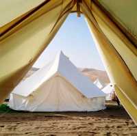 Glamping in the Gobi Desert