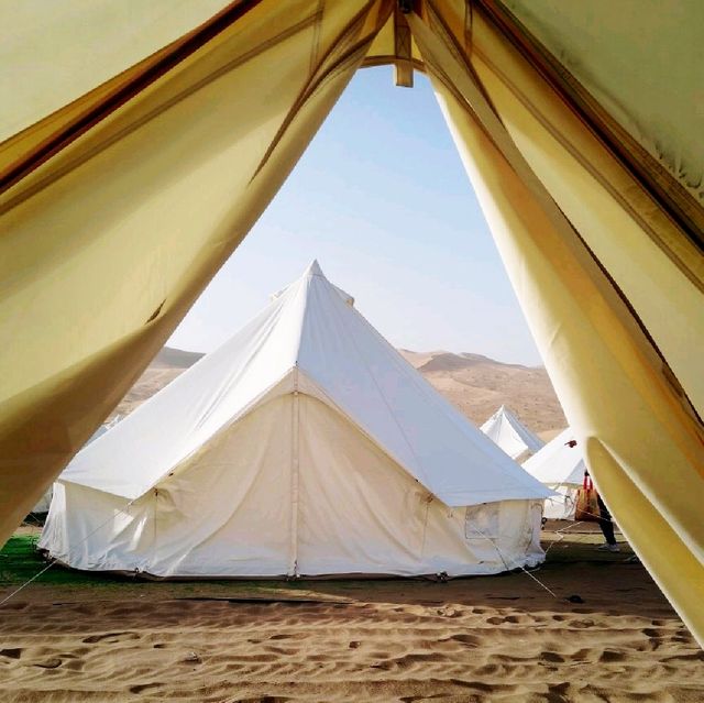 Glamping in the Gobi Desert