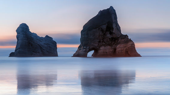 Wharariki Beach