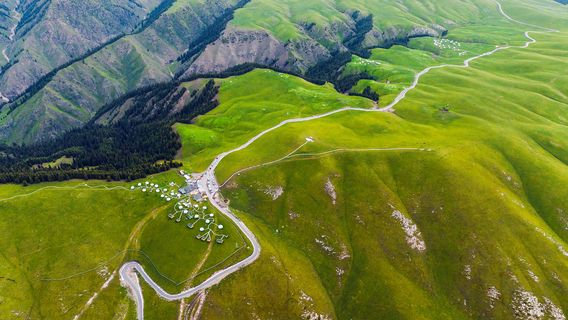 a ke ta si gu niang feng jing qu