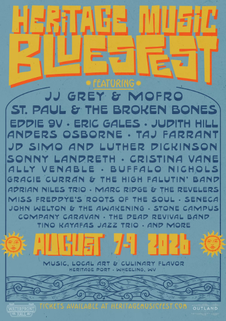 Heritage Music Blues Fest 2026 | Wheeling