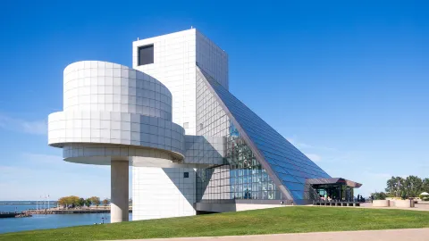 Rock & Roll Hall of Fame attraction in Ohio