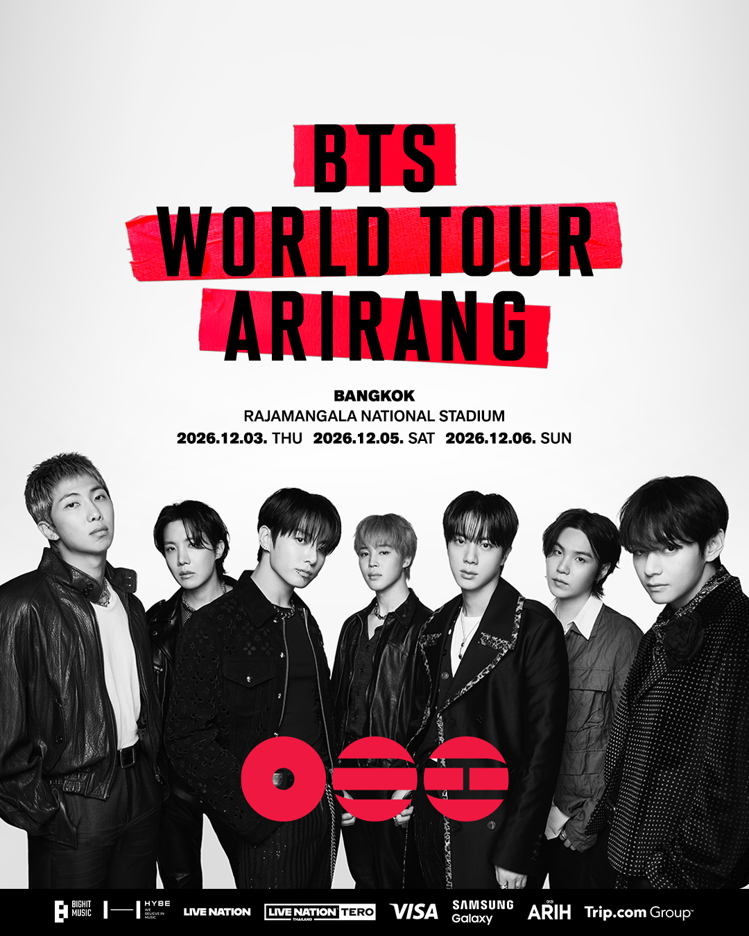 泰國曼谷 · BTS WORLD TOUR 'ARIRANG' IN BANGKOK | 拉賈曼加拉體育場