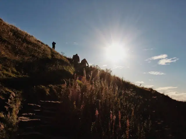 #hiking on Arthur’s Seat