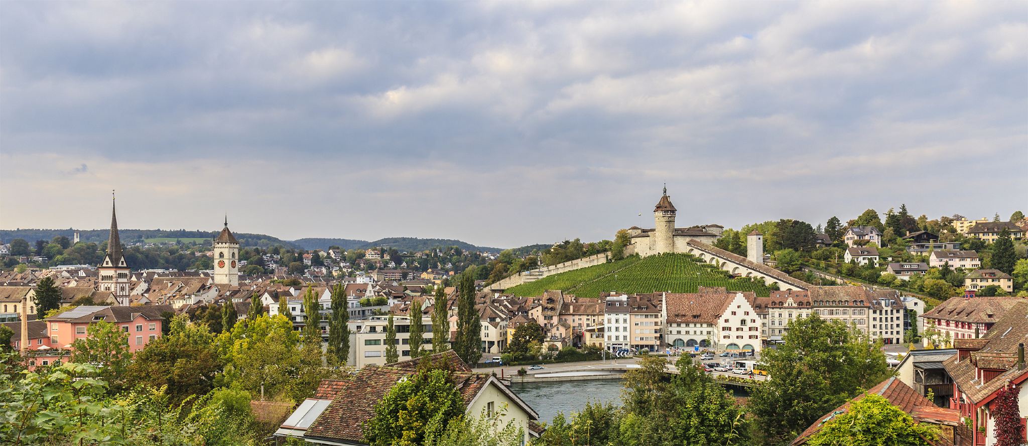 Switzerland Rhine Falls + Munot club - guides and information 1-day tour [Experience picturesque scenery/Optional boat tour]