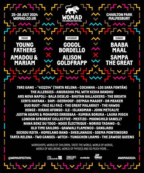 英國.馬姆斯伯裡 · WOMAD UK 2025音樂節 | 馬姆斯伯裡