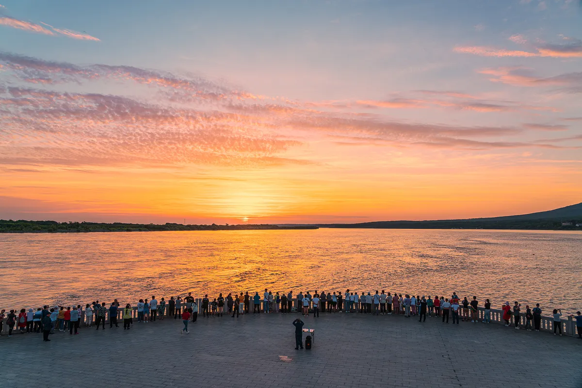 Sunrise Sightseeing in Jiamusi