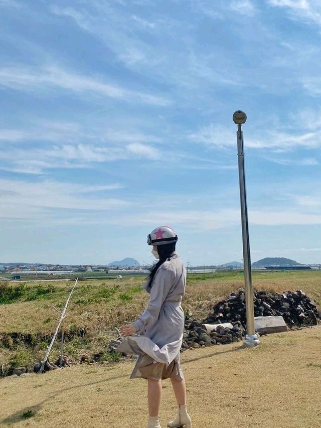 제주도에서 스쿠터를?