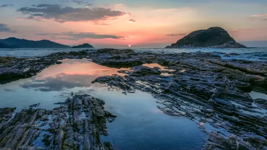 鹽洲島灣仔南海灣沙灘