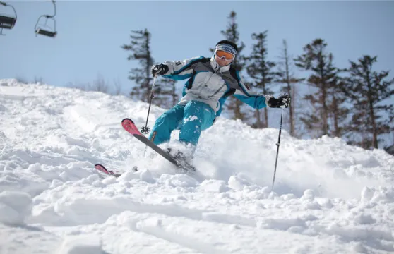 亞布力陽光度假村滑雪場纜車區域陽光全雪道通滑滑雪票(含雪具)成人