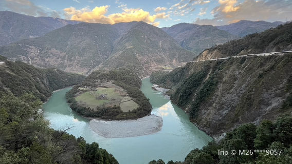 The First Bend of the Nujiang River