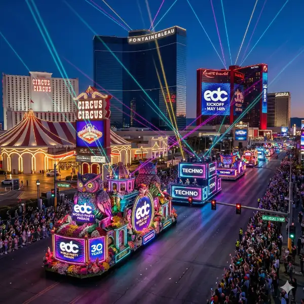 EDC World Party Parade | Las Vegas