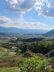 名前のない展望台（古墳のある青峰園）