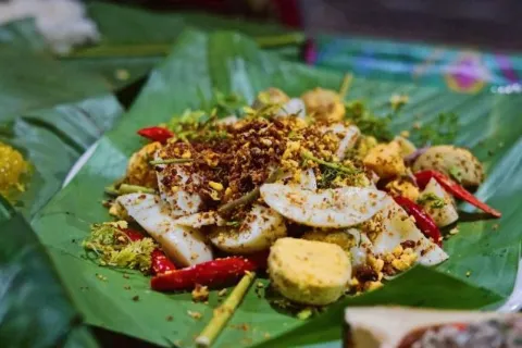 纯生态景颇乡村绿叶宴