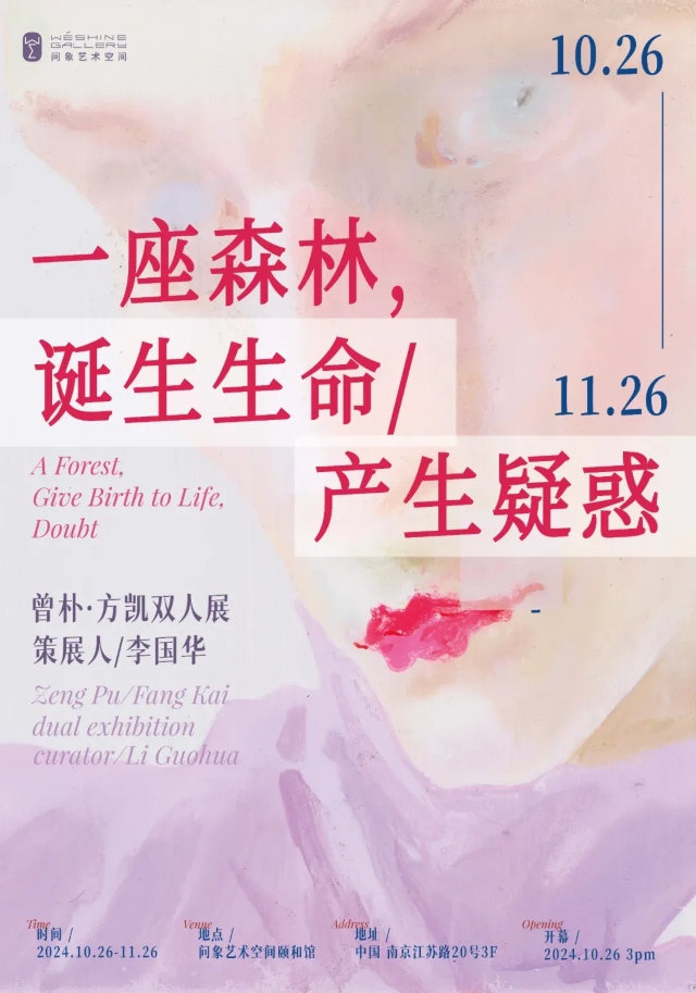 【南京】《曾樸&方凱：一座森林，誕生生命/產生疑惑》展覽 | 問象藝術空間