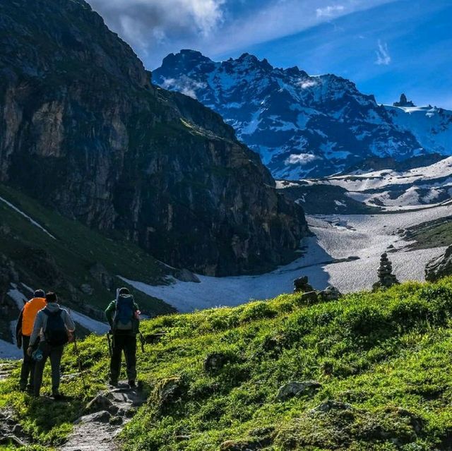 In the lap of Himalayas