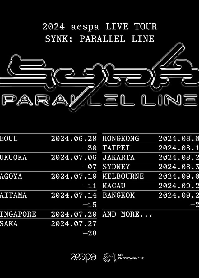 【新加坡】aespa《SYNK : PARALLEL LINE》2024世界巡迴演唱會 | 新加坡