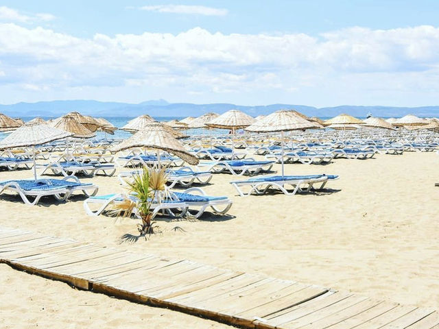 Nice beach on the Aegean Sea
