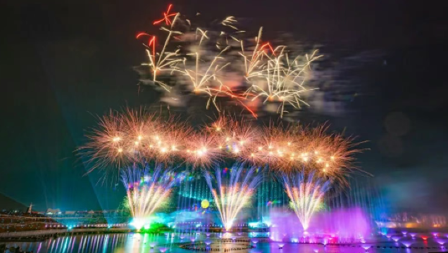 Tianhetan Tourist Resort Fireworks Show