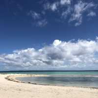Sand bar in front of the beach! 