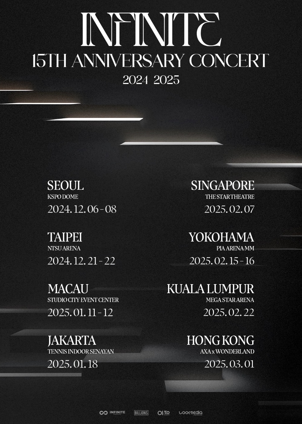 2024 - 2025 INFINITE 15TH ANNIVERSARY CONCERT IN TAIPEI | National Taiwan Sport University Sports Center (Linkou Sports Center)