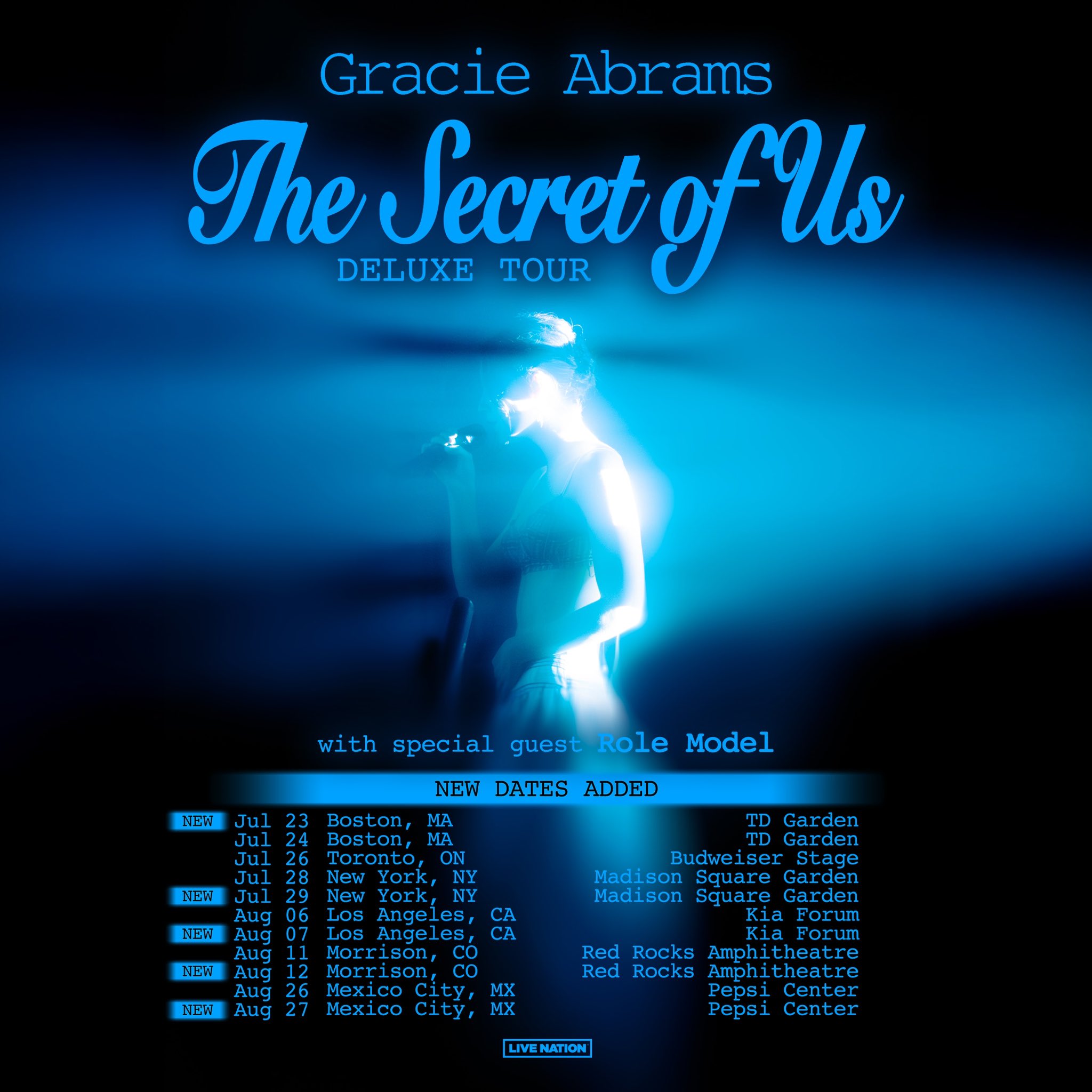 美國英格爾伍德 · Gracie Abrams《The Secret of Us》巡演 | 起亞論壇體育館