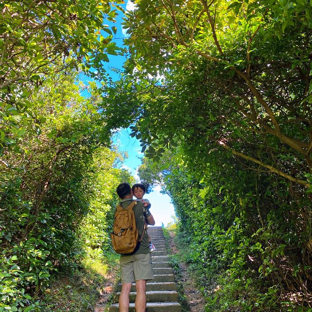 假日親子遊 ｜香港塔門藍天白雲探牛牛