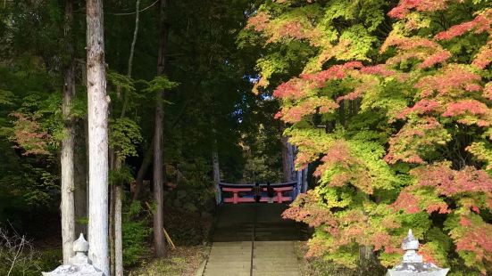 位於日本岐阜縣高山市的日枝神社是當地有名的賞楓勝地。10月未