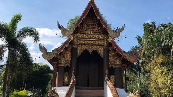 Wat Pa Daed, Mae Chaem - Mural painting