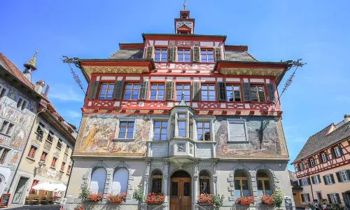 House Painted with Frescoes