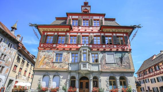 House Painted with Frescoes