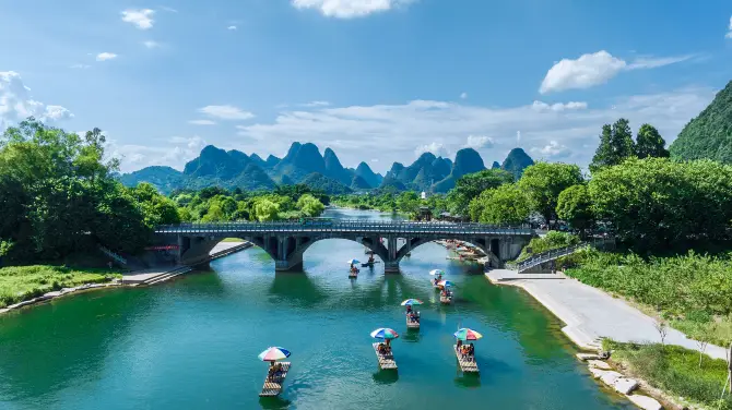 1_遇龙河竹筏漂游